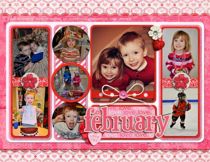 February Calendar Page