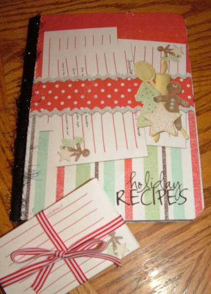 Holiday Recipes Notebook and Recipe Cards