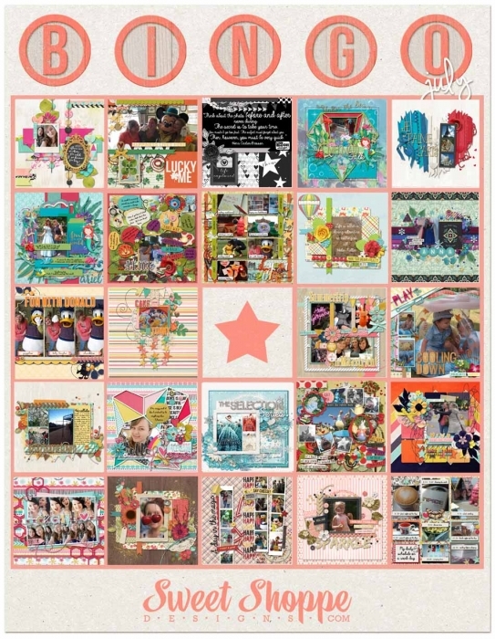 Bingo Card July