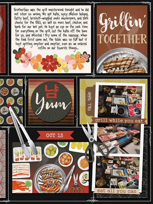 October album - Korean BBQ &amp; hot pot - right