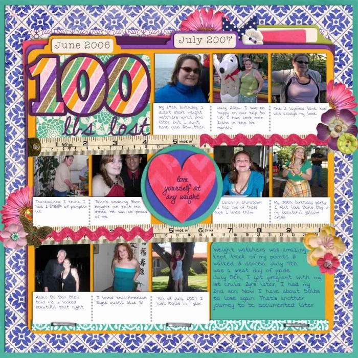 100 lbs lost