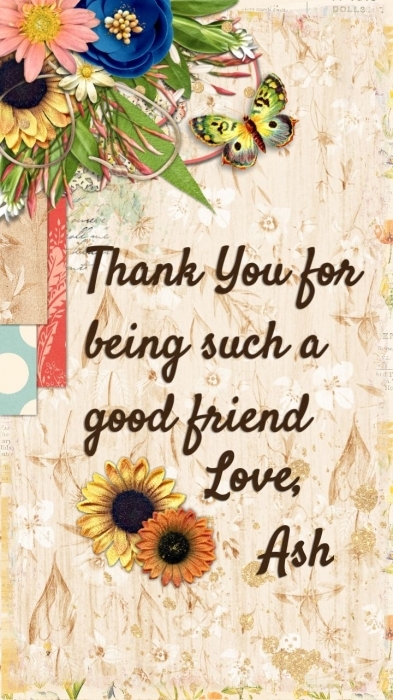 Thank you card
