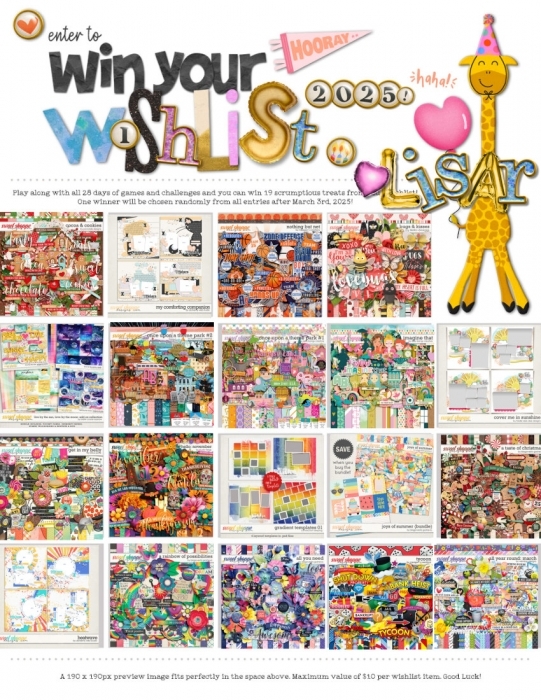 Win my Wishlist February 2025