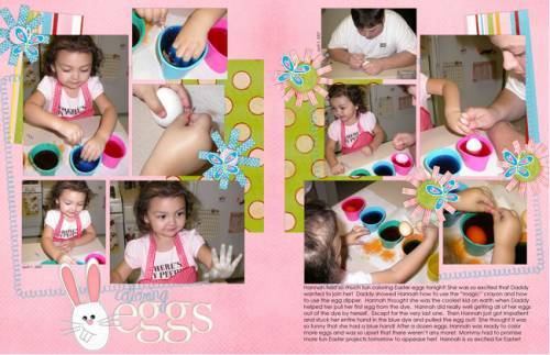 coloring eggs