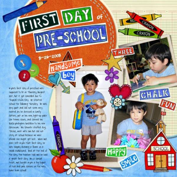 First Day of Preschool
