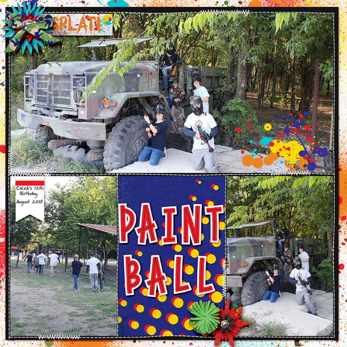 Paintball Party right