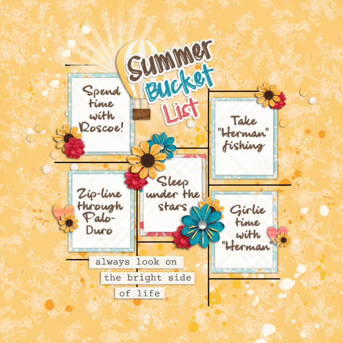 May #5 summer bucket list