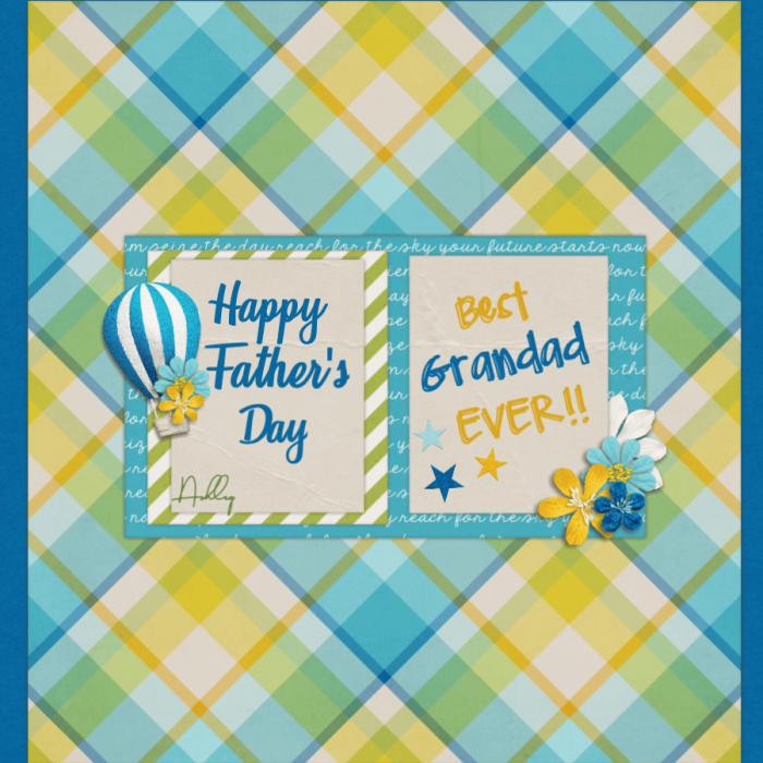 June 7 plaid background