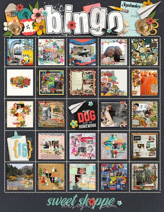 Sept 2018 Bingo