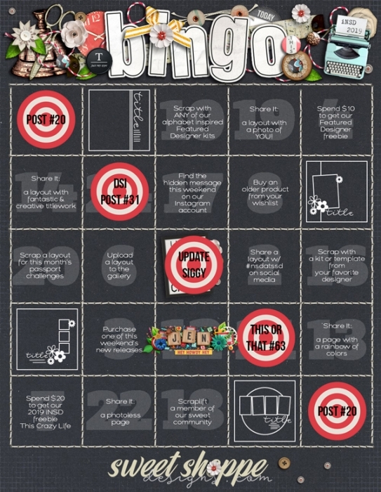 iNSD Bingo May 2019