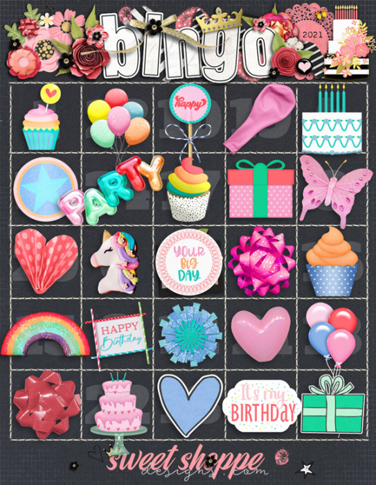 Birthday Bingo Card