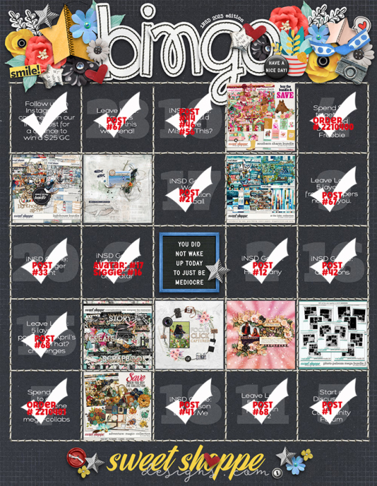 Full Bingo Card