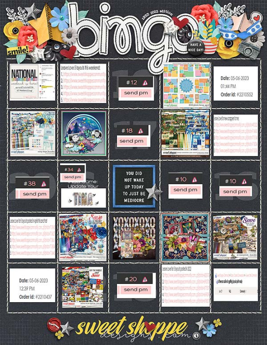 2023 iNSD Bingo