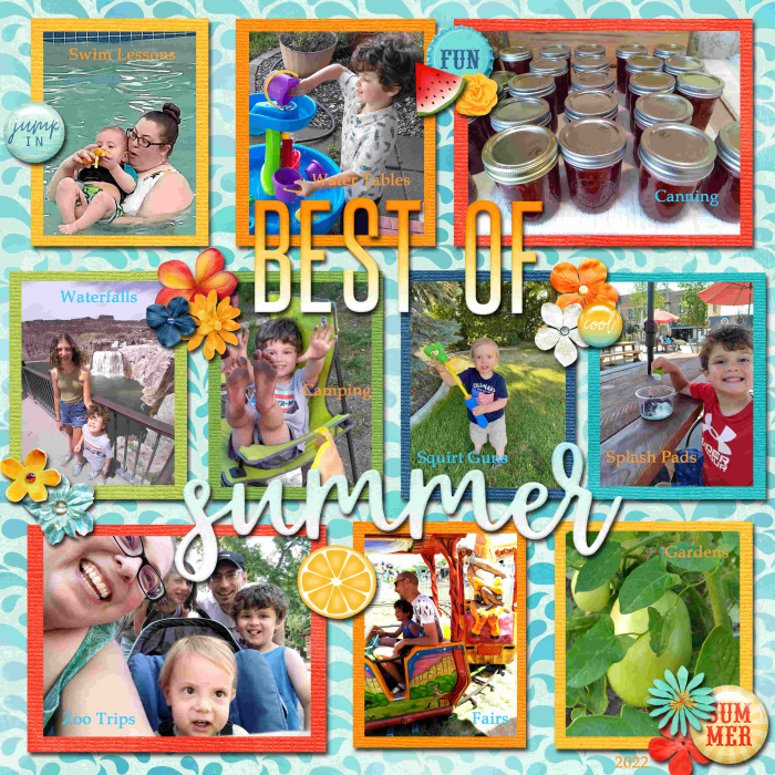Best of Summer challenge 25 August 2022