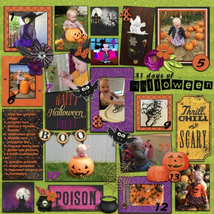 31 days of Halloween days 1-8