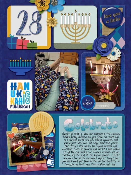 December album - fourth night of Hanukkah