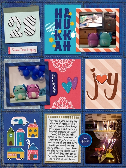 December album - fifth night of Hanukkah