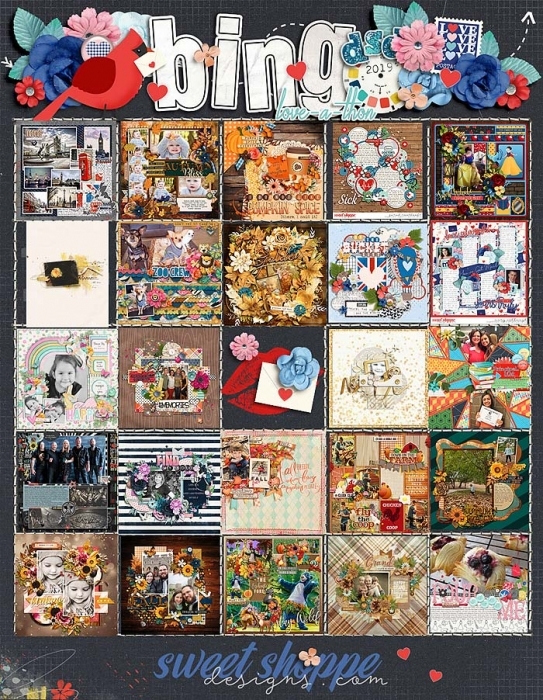 DSD Gallery Love Bingo