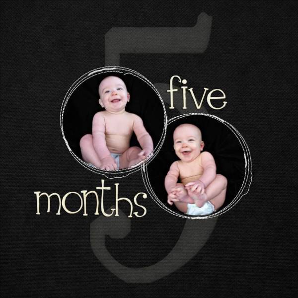 5 month portrait