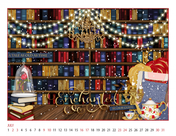 Jul 2022 big pic letter Calendar