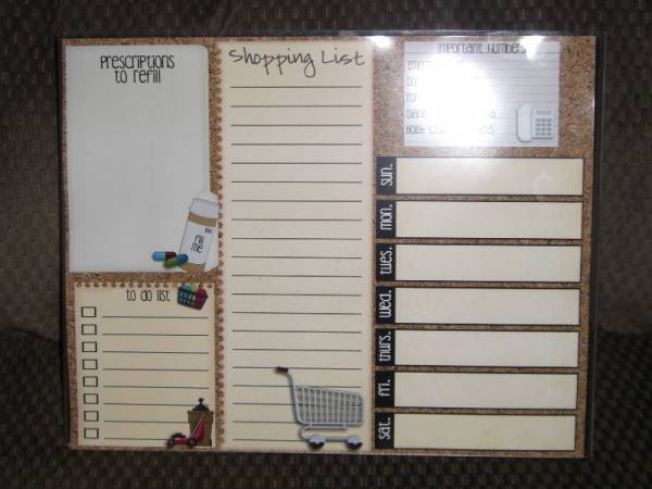 Grandparent's Dry Erase Board
