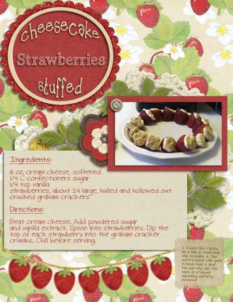 Cheesecake Stuffed Strawberries