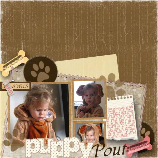 A puppy pout!
