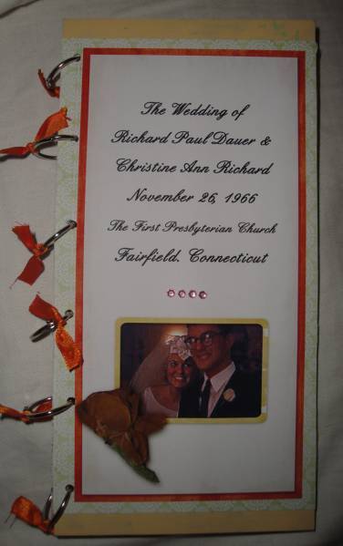 Parents' Wedding Mini-Album