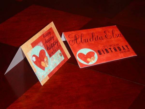 bday card