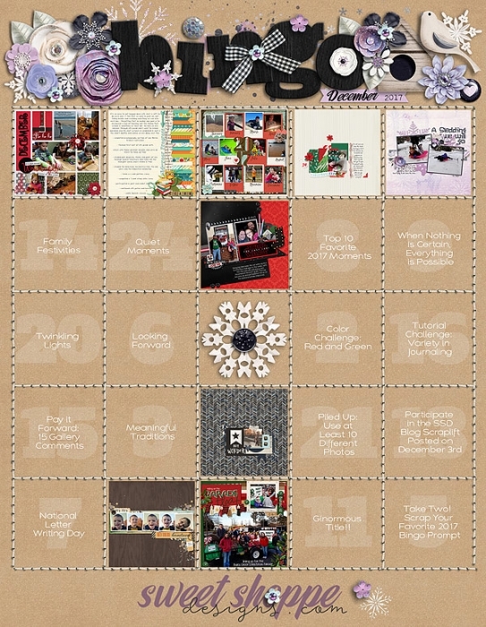 Dec Bingo Card