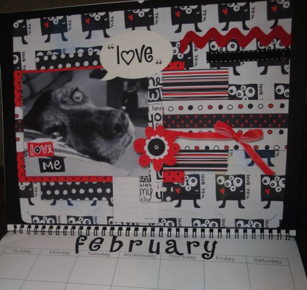 February Calendar Page