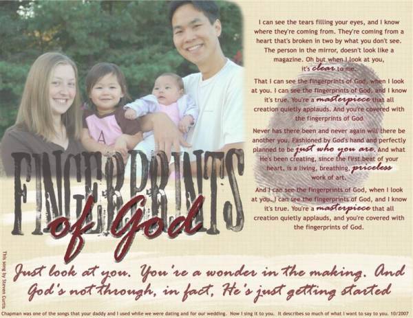 Fingerprints of God