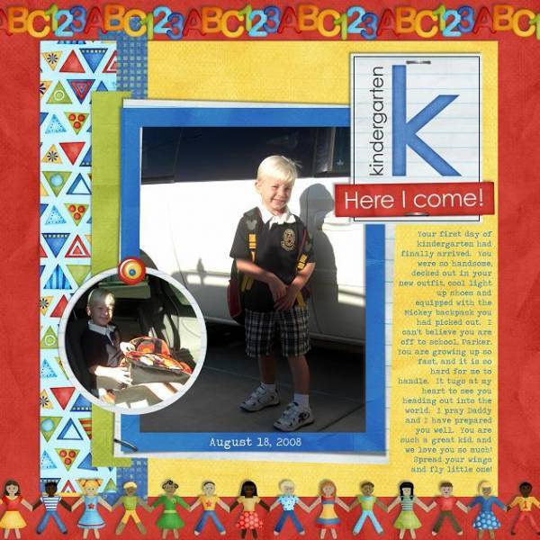 Kindergarten Here I Come pg 1