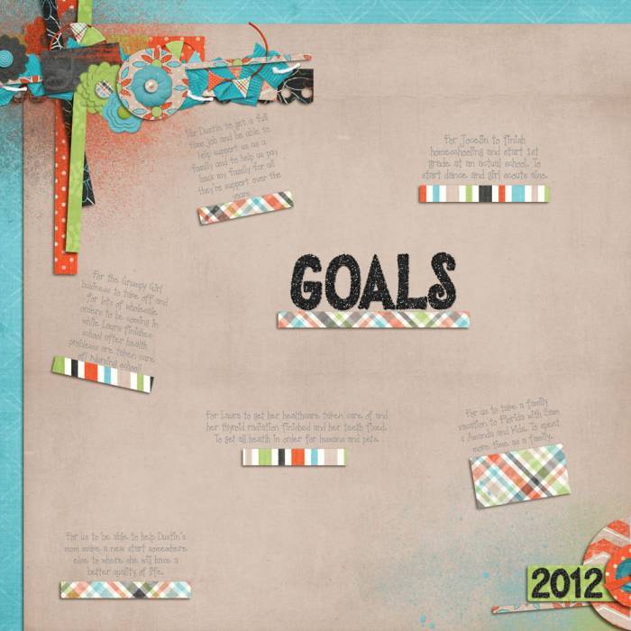 Goals For 2012