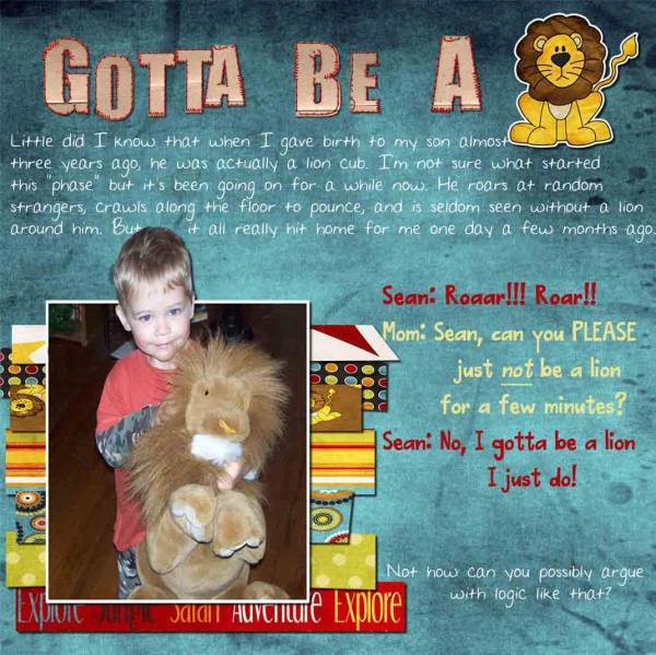 Gotta Be A Lion