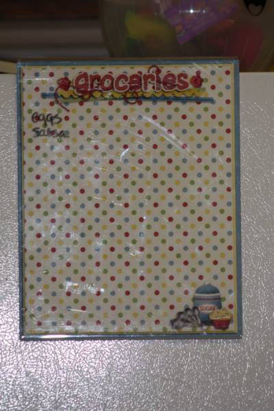 Grocery Dry Erase