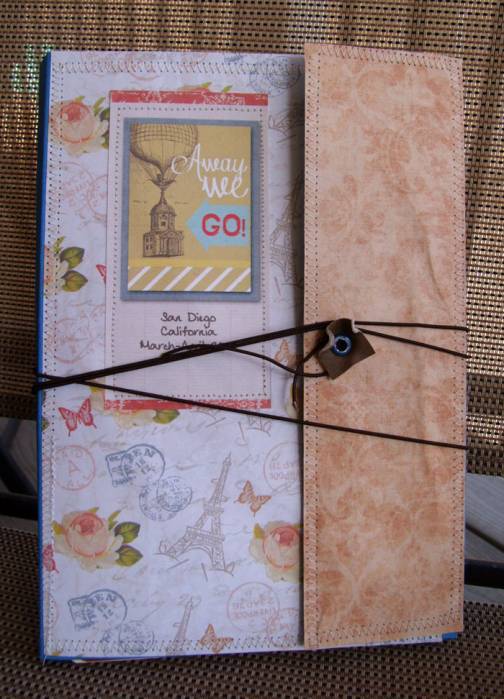 Altered File Folder - Travel Journal