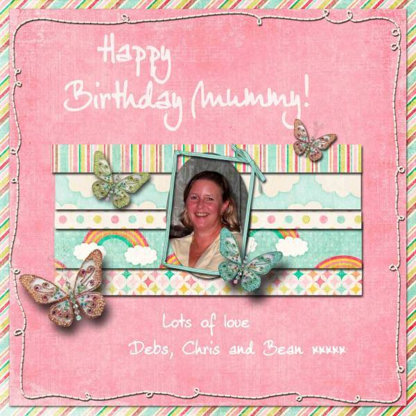 Mums Birthday card