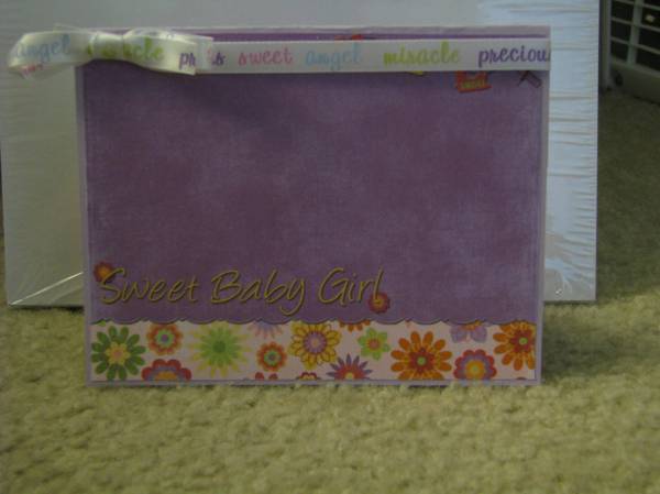Sweet Baby Girl Card