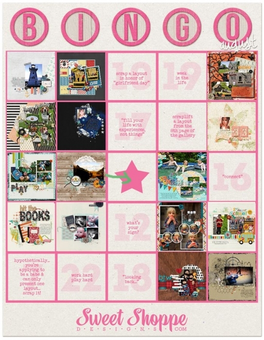 AUGUST BINGO CARD