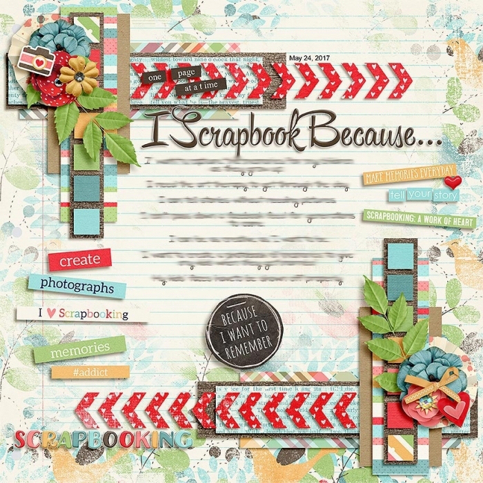 I Scrapbook Because