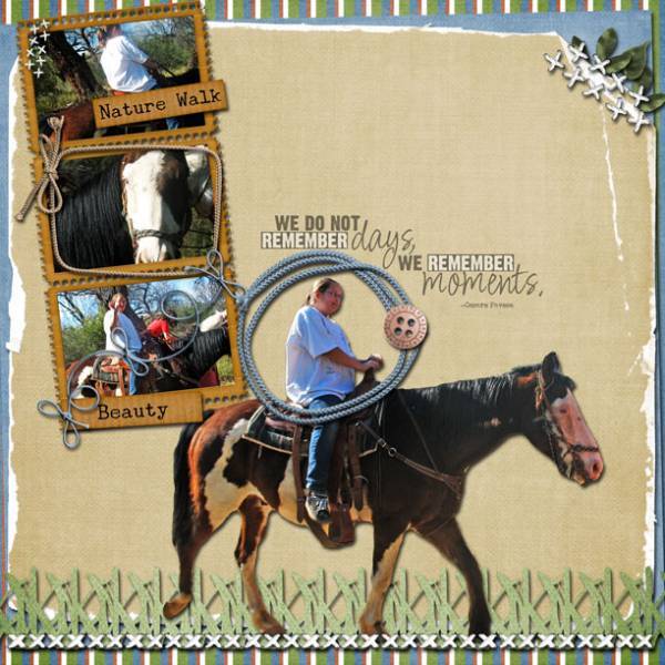 Kayla on a horse