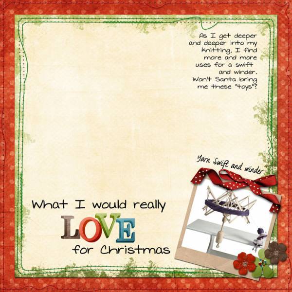 What I would really love for Christmas