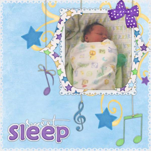 sweet sleeping baby