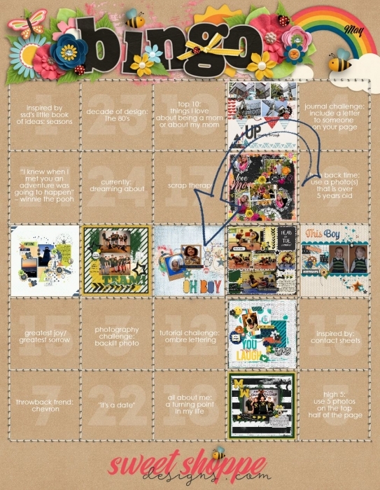 May 2016 Bingo Card