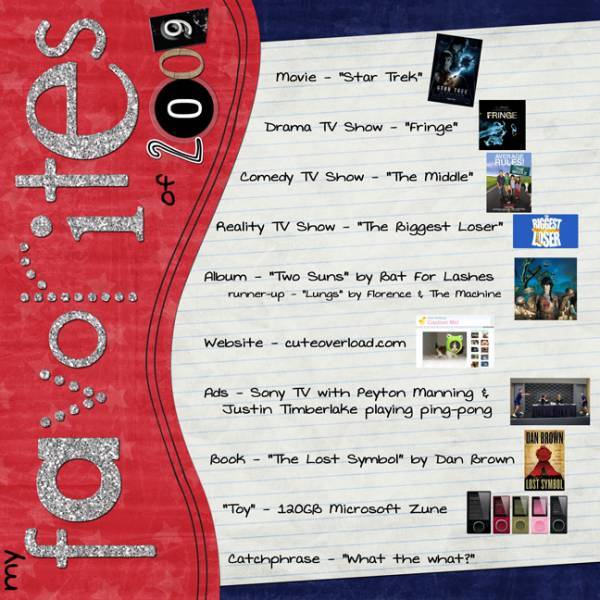 My Favorites of 2009