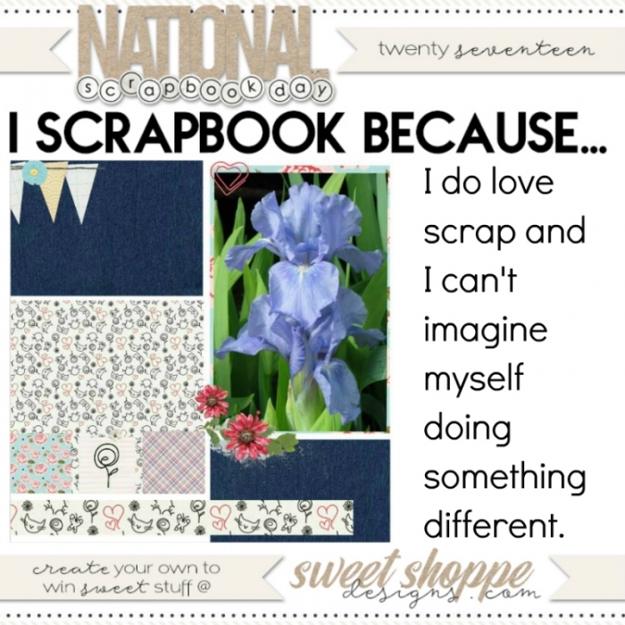 I scrap because..