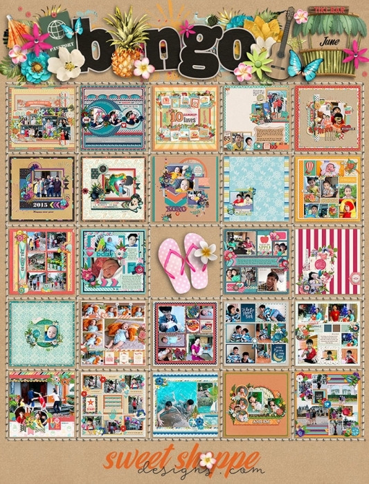 June Challenge Bingo - tracker