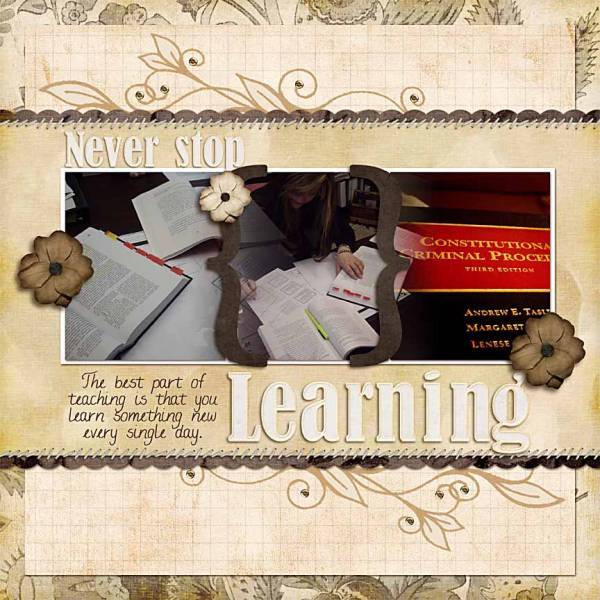 Never Stop Learning