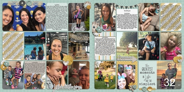 Project Life 2017 - Week 32